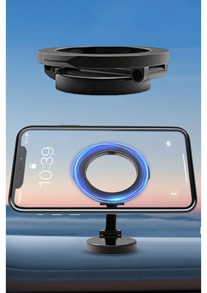 1080 Derece Metal Mıknatıslı Akrobat Telefon Tutucu Kaliteli Sarsılmaz Masa Üstü Araç Içi Tel Tutucu indirimleri