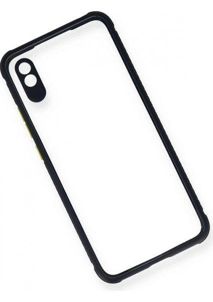 Xiaomi Redmi 9A Kılıf Miami Şeffaf Silikon - Lacivert (K95) modelleri