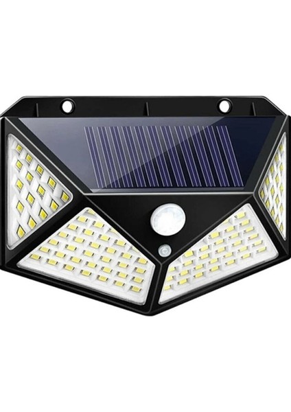 Su Geçirmez Güneş Enerjili Suya Dayanıklı 100 LED Duvar Lambası