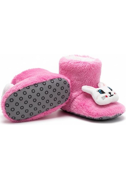 Panda Figürlü Yumuşak Peluş Bebek Patik Kaydırmaz Tabanlı Ev Ayakkabısı modelleri