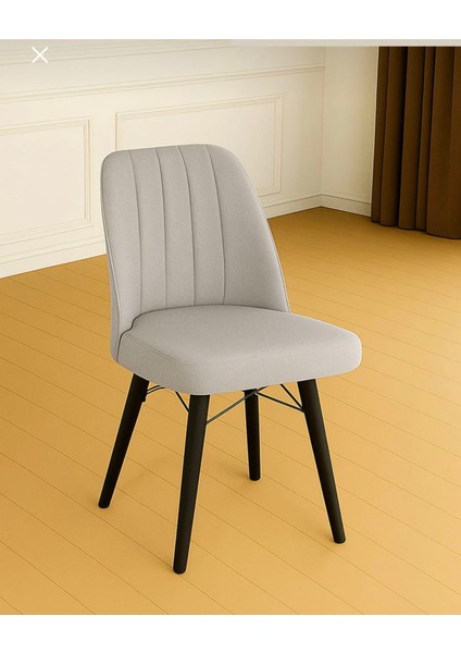 Karegold Mutfak Sandalyesi 4 Adet (Siyah Metal Ayaklı) fiyatları