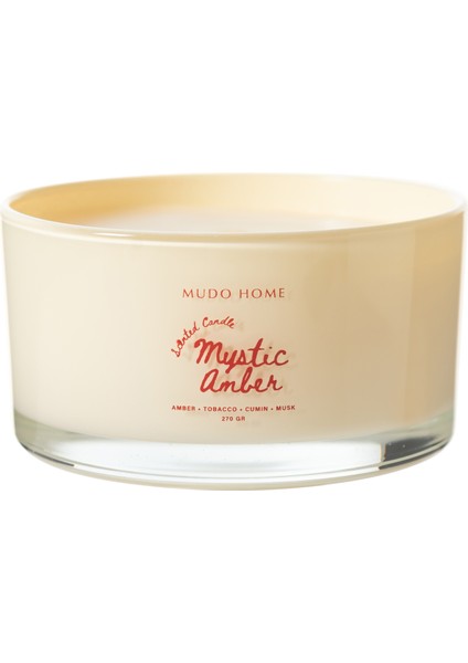 Mystıc Amber Yatay Mum