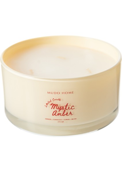 Mystıc Amber Yatay Mum fırsatları