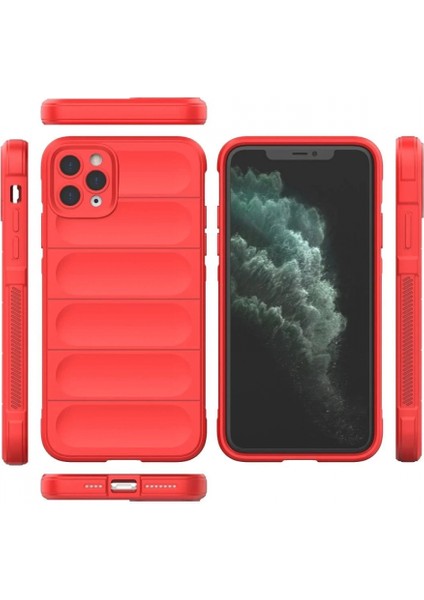 iPhone 11 Pro Max Kılıf Optimum Silikon - Kırmızı (K95) modelleri
