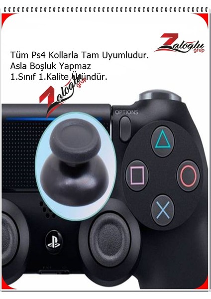 Playstation 4 Analog Topuz 1.sınıf 1.kalite V2 Gri Mükemmel Uyum ( 10 Adet ) modelleri