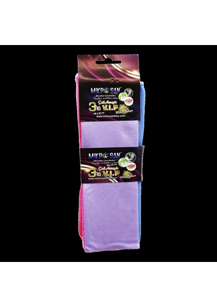 3LÜ - VİP SET MİKROFİBER BEZ 30X32CM. (4887)