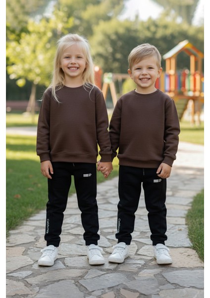 California Yazı Baskılı Unisex Jogger Eşofman Altı