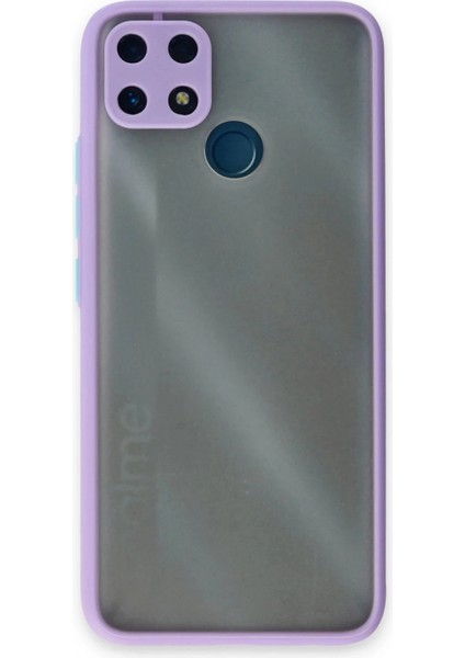Realme C25 Kılıf Montreal Silikon Kapak - Mor (K95)