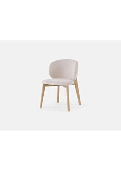 Nina Modern Yemek Takımı Açılabilir Meşe Masa ve Gri Sandalyeler 6 Kişilik