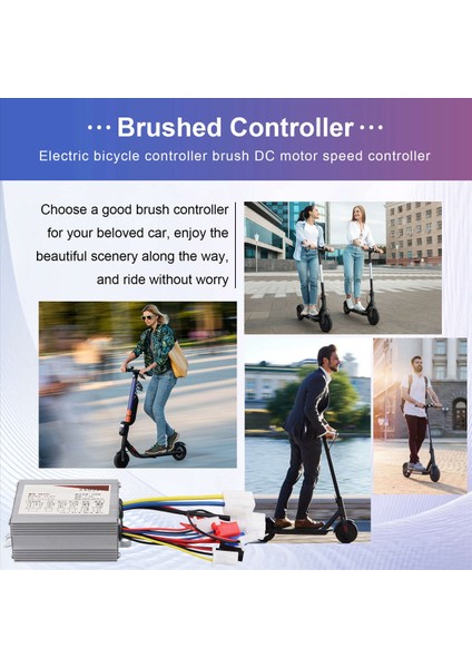 Elektrikli Bisiklet Fırçalı Kontrol Cihazı 36V 500W Scooter Kontrol Cihazı (Yurt Dışından) indirimleri