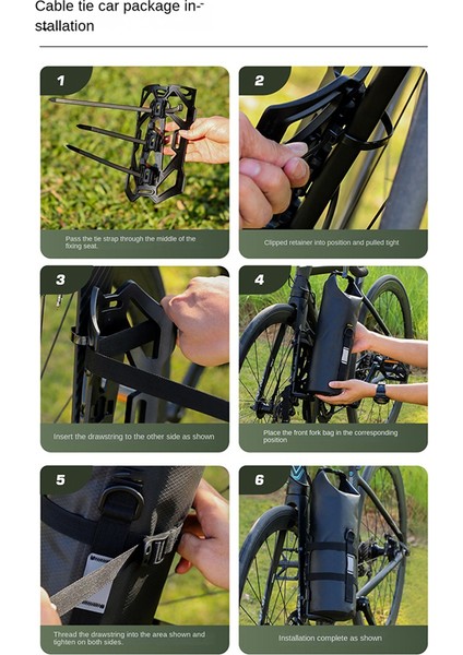 Dağ Bisikleti Çok Işlevli Ön Çatal Çantası, Açık Hava Su Geçirmez Çanta, Yol Dağ Bisikleti Uzun Mesafe Seyahat Çantası (Yurt Dışından) fırsatları