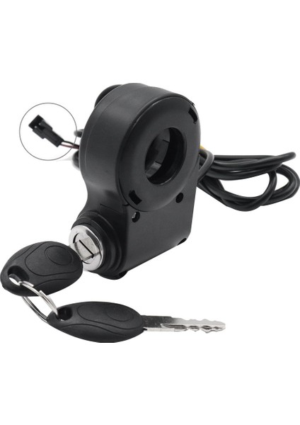 Kaabo Elektrikli Scooter Için LT01 Gösterge Metre + Kontak Kilidi Anahtarı (Yurt Dışından)