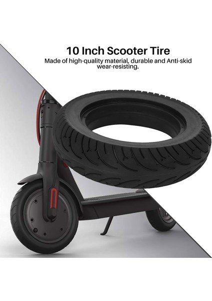 Katlanır E-Bisiklet Için 10X2,5 Siyah Katı Lastik Genişletilmiş Lastik Kauçuğu (Yurt Dışından) fiyatları