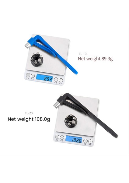 Toopre Bisiklet Taşınabilir Tork Anahtarı Iç Altıgen Seti Tl-10 Siyah (Yurt Dışından)