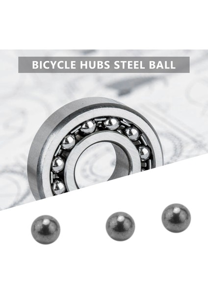 100 Adet 3mm Çaplı Çelik Bisiklet Rulman Bilya Yedek Parçaları (Yurt Dışından) indirimleri