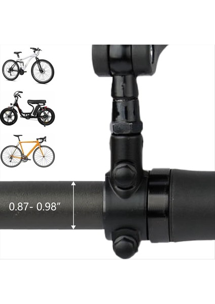 Bisiklet Aynası 2'li Paket, Bisiklet Aynaları Gidona Monte Dikiz Aynası (Yurt Dışından) indirimleri