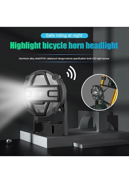E-Bisiklet Farları 36V 48V Elektrikli Bisiklet Kornası Su Geçirmez (Yurt Dışından) indirimleri