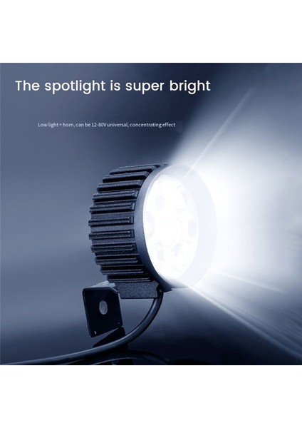 E-Bisiklet Ön Lambası 12V-80V Evrensel Bisiklet Kornası E-Scooter Uyarı Lambası (Yurt Dışından) indirimleri