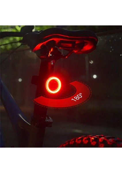 Bisiklet Akıllı Fren Arka Lambası LED Şarjlı Bisiklet Arka Lambası (Yurt Dışından) fırsatları