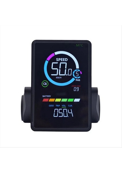 USB Uart ile 24V-60V M7C-2 E-Bisiklet LCD Renkli Ekran Ölçer (Yurt Dışından)