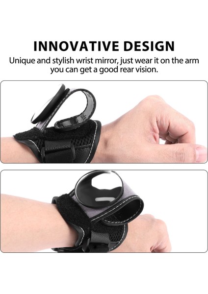 Geri Görüş Güvenliği Bisiklet Kolu Arka Aynası Arka Reflektör Bilek Aynası (Yurt Dışından) fırsatları