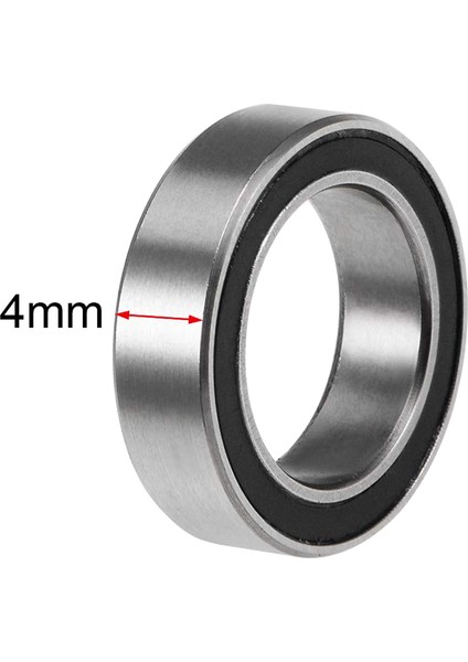 Yüksek Kaliteli Minyatür Contalı Derin Oluklu Bilyalı Rulman, Siyah (Yurt Dışından) modelleri