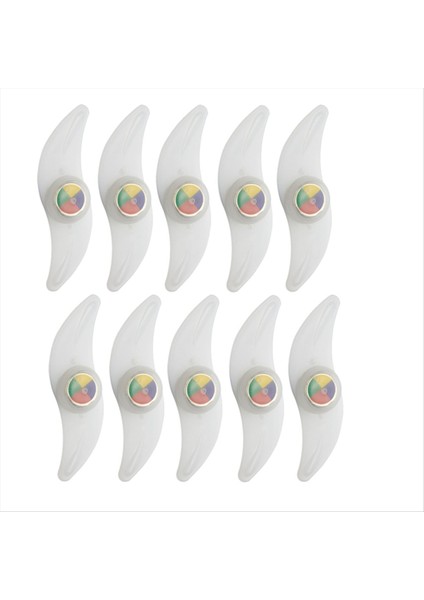 10 Adet Bisiklet Jant Lambası LED Neon Işık Lastik Flaş Işığı Su Geçirmez (Yurt Dışından)