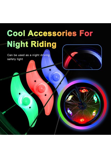10 Adet Bisiklet Jant Lambası LED Neon Işık Lastik Flaş Işığı Su Geçirmez (Yurt Dışından) fiyatları