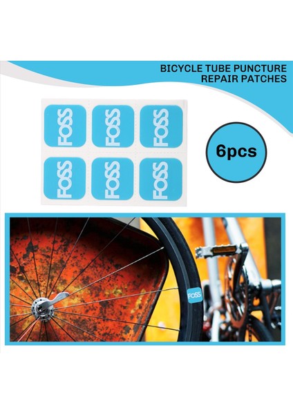Foss 6 Adet/takım Bisiklet Lastiği Yama Hızlı Kuruyan Iç Lastik Tamir Pedi Aracı (Yurt Dışından) indirimleri