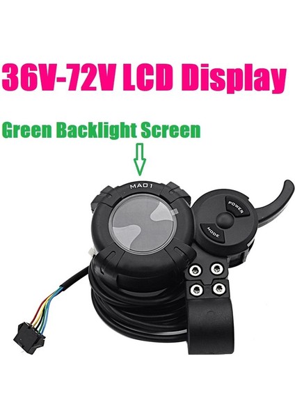 Damao MA01 Elektrikli Scooter LCD Ekran Gösterge Paneli Arka Aydınlatması (Yurt Dışından) fiyatları