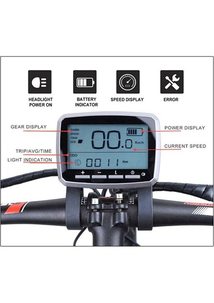 Tongsheng Tsdz2 Için USB Fişli Elektrikli Bisiklet Vlcd5 8pin Ekran (Yurt Dışından) modelleri