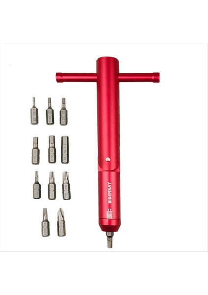 Bıkersay Bisiklet Tamir Bakım Anahtar El Aletleri Seti - Kırmızı (Yurt Dışından)