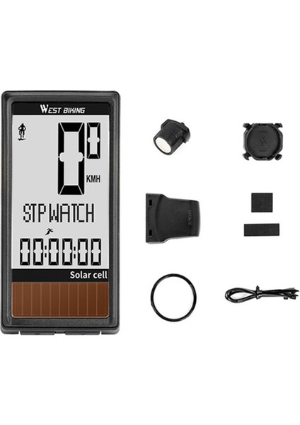 Westbıkıng Bisiklet Bilgisayarı Kablosuz Su Geçirmez Bisiklet Hız Göstergesi Kilometre Sayacı Bisiklet Aksesuarları LCD Ekranlı Beyaz Işık (Yurt Dışından) modelleri