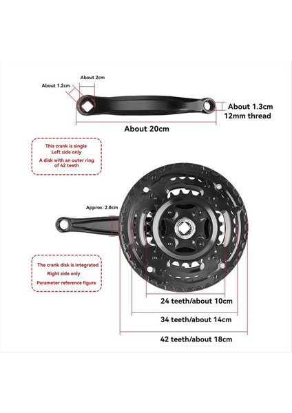 Bisiklet Ruleti/diş Plakası Krank Ruleti Değişken Hızlı Zincir B (Yurt Dışından) fırsatları