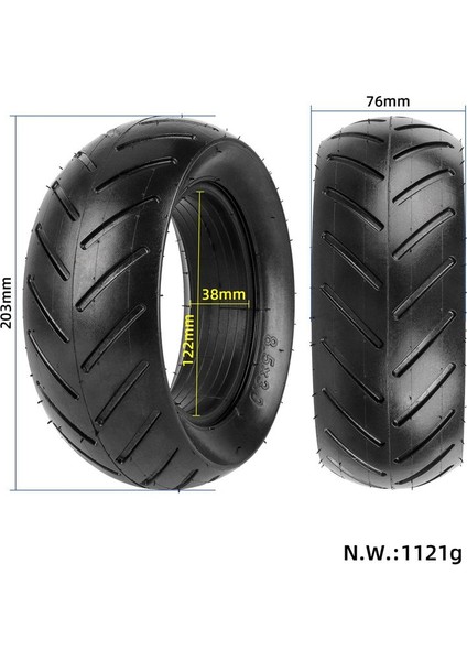 Kugoo X1 Zero 8/9 Vsett 8/9 Için 8,5 Inç 8,5x3,0 E-Scooter Katı Lastik (Yurt Dışından) modelleri