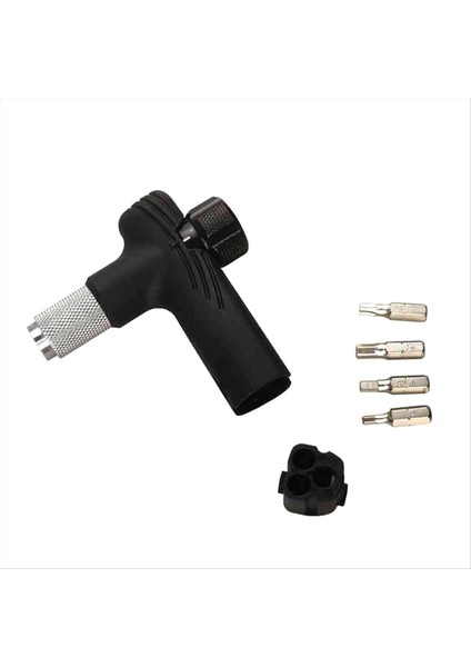 Ayarlanabilir Bisiklet Tork Anahtarı Taşınabilir Bisiklet Bakım Seti Siyah (Yurt Dışından)