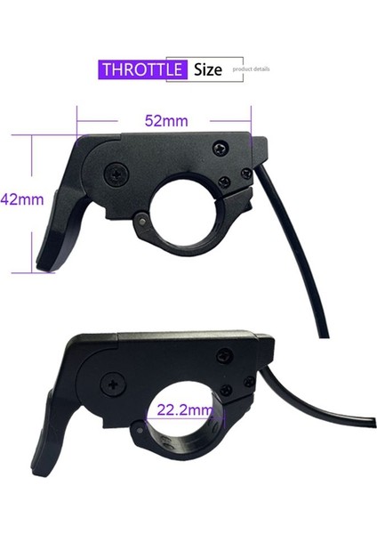 Ebike Gaz Kelebeği Hızlı Sökme Başparmak Gaz Kelebeği Sol/sağ B (Yurt Dışından) modelleri