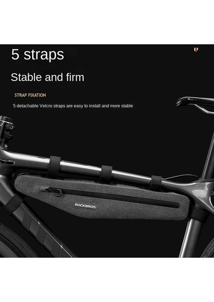 Rockbros Bisiklet Çerçeve Çantası Bisiklet Çantası Ön Kiriş Çantası Üçgen Çanta (Yurt Dışından) modelleri