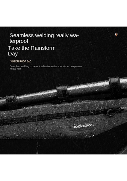 Rockbros Bisiklet Çerçeve Çantası Bisiklet Çantası Ön Kiriş Çantası Üçgen Çanta (Yurt Dışından) fırsatları