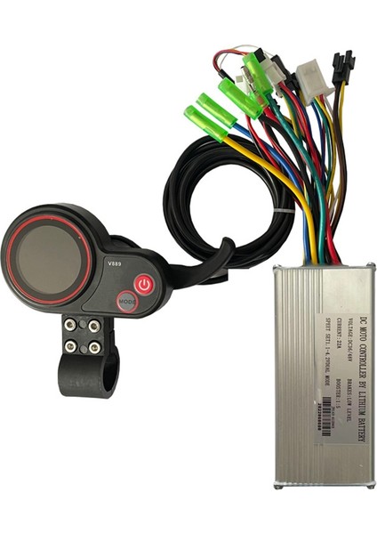 LCD Ekranlı 36V 48V 500W/750W 22A Elektrikli Bisiklet Kontrol Cihazı (Yurt Dışından)