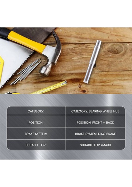 Koozer XM490 Göbek Fastace Için Palin Nbk Bisiklet Göbek Şaftı (Yurt Dışından) fiyatları