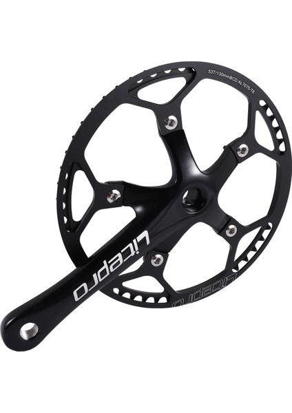 Tek Vitesli Krank Takımı 53T 170MM Krank Kolu Katlanır Bisiklet Krank Takımı Koruyucu Kılıflı Bisiklet Pist Yol Bisikleti Için (Yurt Dışından)