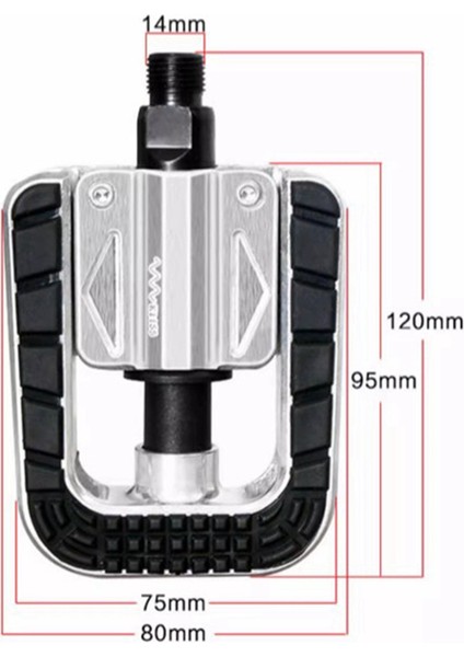 Bisiklet Pedalları Düz Alüminyum Alaşımlı Platform Sızdırmaz Yataklı Dağ Bisikleti Pedalları (Yurt Dışından) fiyatları