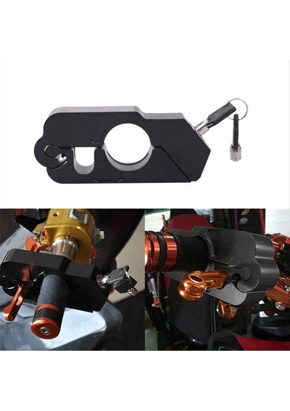 Motosiklet Gidon Kilidi Gidon Fren Kolu Katı Kilit Siyah (Yurt Dışından) indirimleri