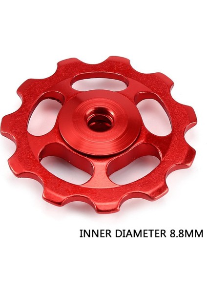 1 Set 11T Bisiklet Alüminyum Alaşımlı Rulman Tekerlek Vites Kasnakları - Kırmızı (Yurt Dışından) indirimleri