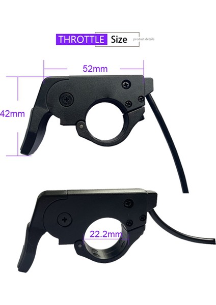 Ebike Gaz Kelebeği Hızlı Sökme Başparmak Gaz Kelebeği Sol/sağ 109R El Parmak Gaz Kelebeği 12V-72V Elektrikli Bisiklet Için (Yurt Dışından) fırsatları