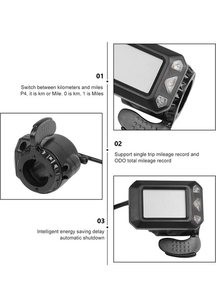 36V 350W Katlanır Scooter Kontrol Kiti Elektrikli Scooter Kontrol Cihazı LCD Ekran Fren Gaz Kelebeği Seti (Yurt Dışından) modelleri
