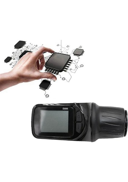 Elektrikli Scooter Bisikleti Için Büküm Gazı ile Ayarlanan 24V 36V 48V 60V S886 Ebike LCD Ekran Paneli (5pın) (Yurt Dışından) fırsatları