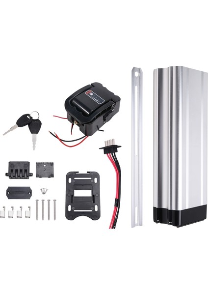 E-Bisiklet Pil Kutusu 18650 Hücreli Lityum Pil Kutusu Elektrikli Bisiklet E-Bisiklet Pil Kutusu 48V (Yurt Dışından)