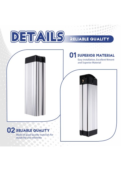 E-Bisiklet Pil Kutusu 18650 Hücreli Lityum Pil Kutusu Elektrikli Bisiklet E-Bisiklet Pil Kutusu 48V (Yurt Dışından) fırsatları